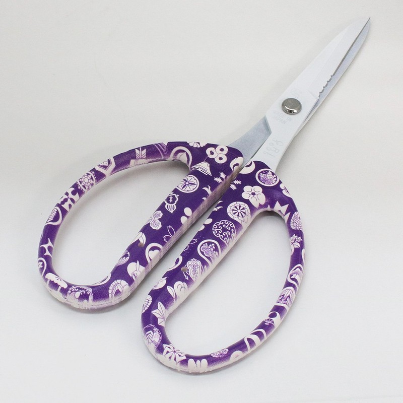 Chikamasa All Purpose Scissors, Fluorine, Japan, Japanese Pattern, Family Crest,