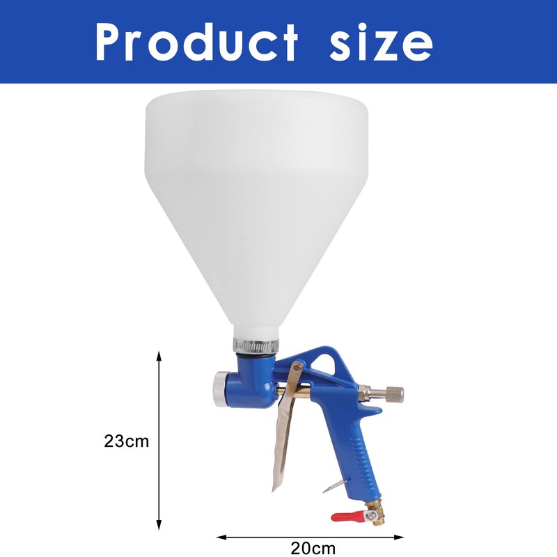 Drywall Texture Sprayer,Air Texture Gun 1.5 Gallon with 3 Nozzle