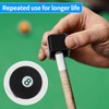 ieron Thin Pool Cue Chalk Holder Retractable Snooker Chalk Bag