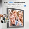 Large Digital-Photo-Frame Wi-Fi Picture Frame - 15" 32GB Smart Photo