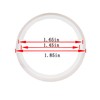 Bamkyait Connector Seals Gaskets Set Air Pump Gasket Washers Fits