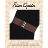 Ro Rox Retro Vintage Style Elastic Wide Belt - DE