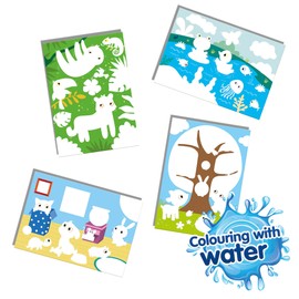 SES Creative 14456 Painting with Water Hidden Animals Colourful