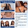 Tuziyi Brown Lace Front Wigs Human Hair Glueless Wear and