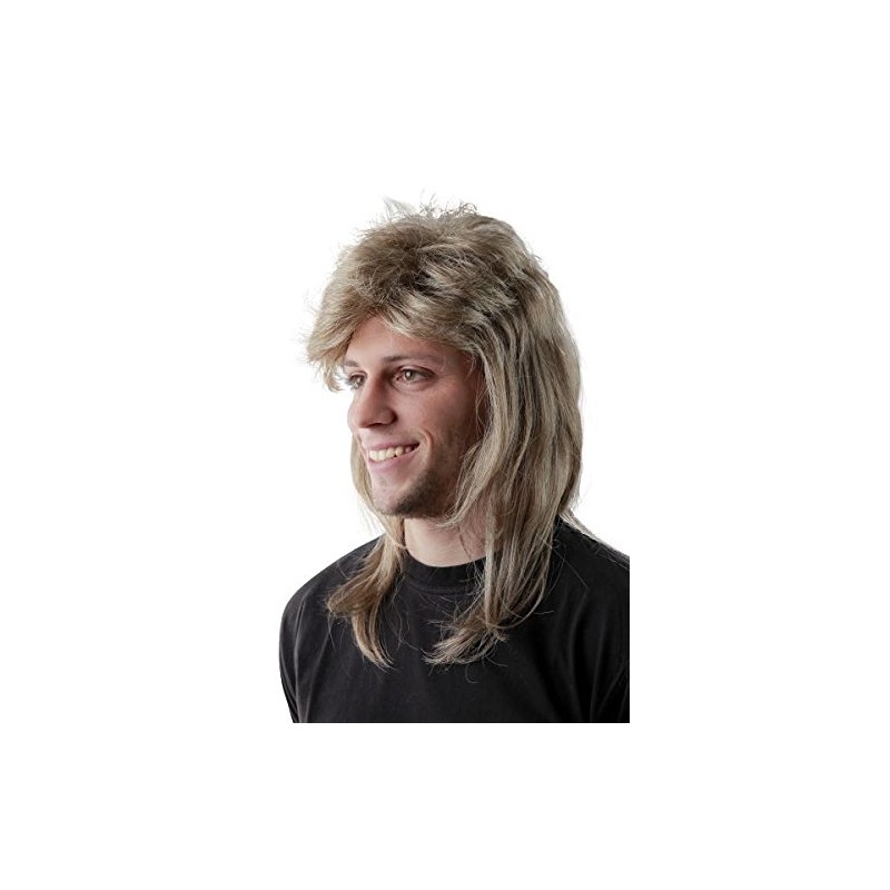 Vokuhila Wig for Men for Fancy Dress and Carnival, Fokuhila