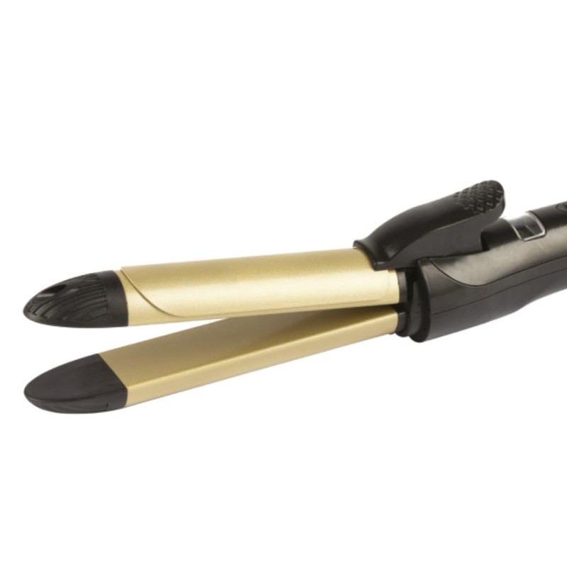 Curly Multifunctional Plate Ceramic Coated for Smooth and Wave-Shaped Quick