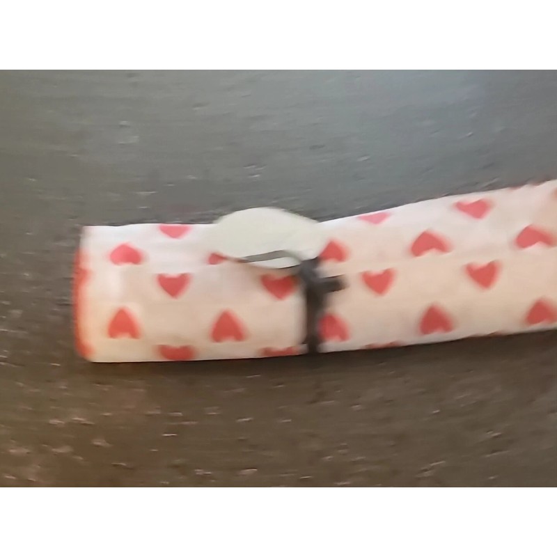 Threshold TARGET THRESHOLD TABLE RUNNER 14x72 100% COTTON HEARTS SQUARES