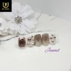 ✨Rose Pink Wal Homemade Nail Tips✨ - Long Almond /