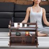 Wood Meditation Table with Doors, Spiritual Altar for, Tea Ceremony