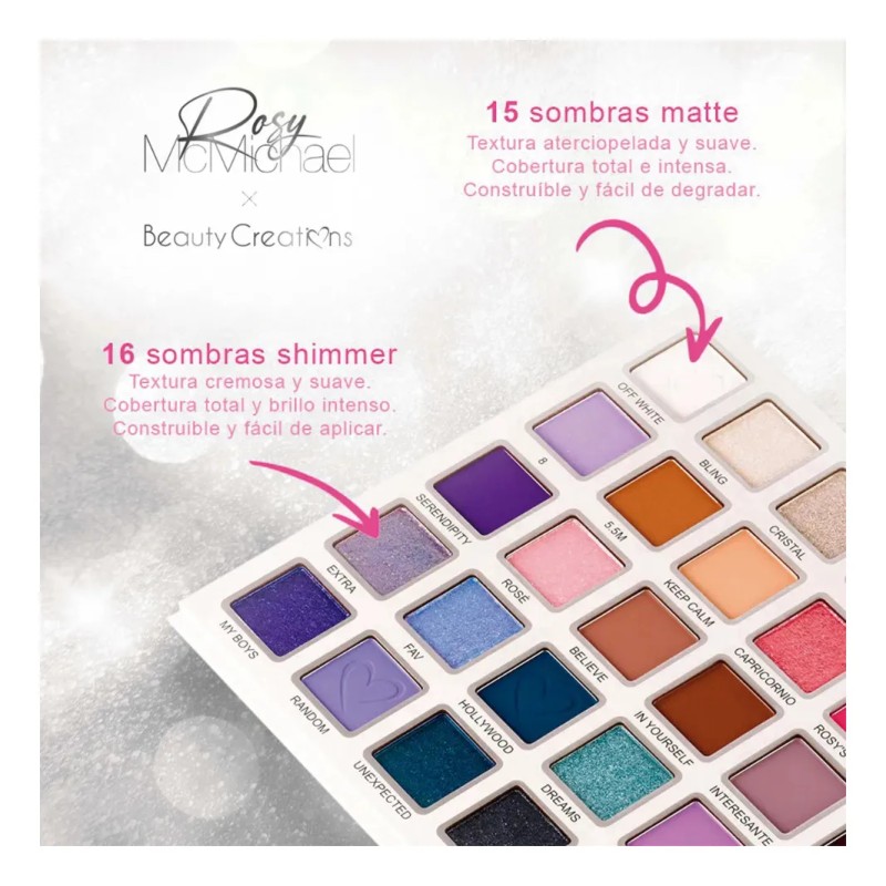 Paleta De Maquillaje Sombras Rosy Mcmichel The Every Vol 2