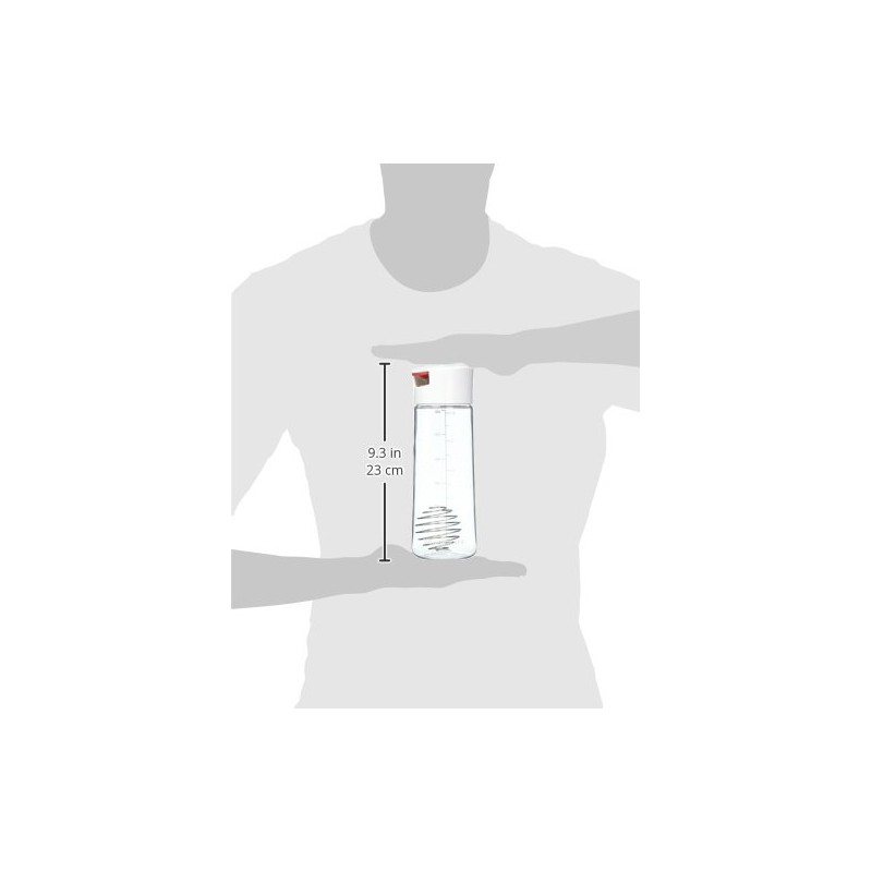 Whiskware Salad Dressing Shaker with BlenderBall Wire Whisk, Tritan