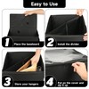 Clothes Hanger Organizer Holder, Rigid Hanger Storage Containers with Transparent