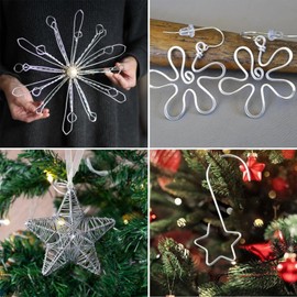 14 Gauge Aluminum Wire for Craft, 95 Feet 2mm Silver Bendable Flexible Aluminum Armature Crafting Wire Roll Bulk for Sculpting DIY Crafts Jewelry Making