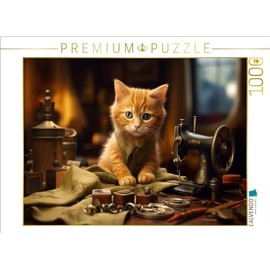 CALVENDO Puzzle A Motif from The Calendar Fairytale Heroes - A Journey into The Magical World of Our Velvet Paws | 1000 Pieces Size 25" x 19"