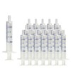 PEKYBIO 20 PCS 2 ml Plastic Syringe with Measurement, Slip
