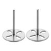 Mikinona 2 Pack Stainless Steel Sanding Discs for Foot Grinder