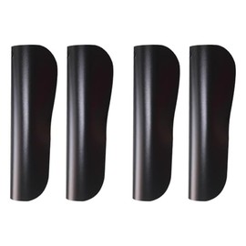 HugeDE 2 Pairs 12 Inches Tall Boot Supports Plastic Boot Trees Long Black Shoe Trees Boot Shaper Insert Pads Shoe Form Inserts