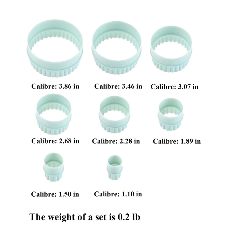 Cookie Cutters, 8 PCS Ideal Biscuit Cutter Tool, Highly Versatile