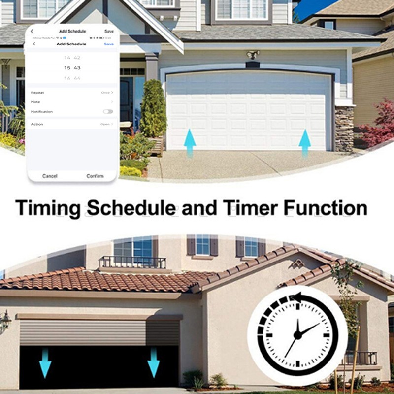Smart Garage Door Controller for Zigbee APP Voice Remote Control