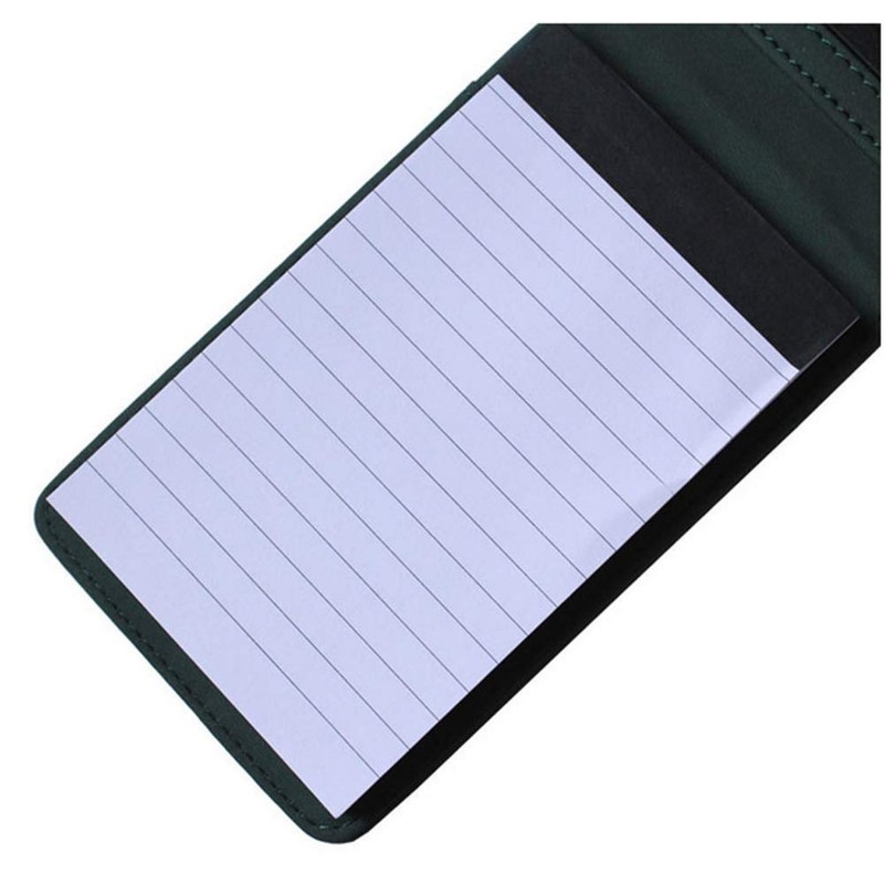 Mini Pocket Notepad Holder Included with 50 Lined Sheets,Refillable,with Notebook