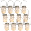 Sunshine Mason Co. Mason Jars with Solar Fairy Firefly String