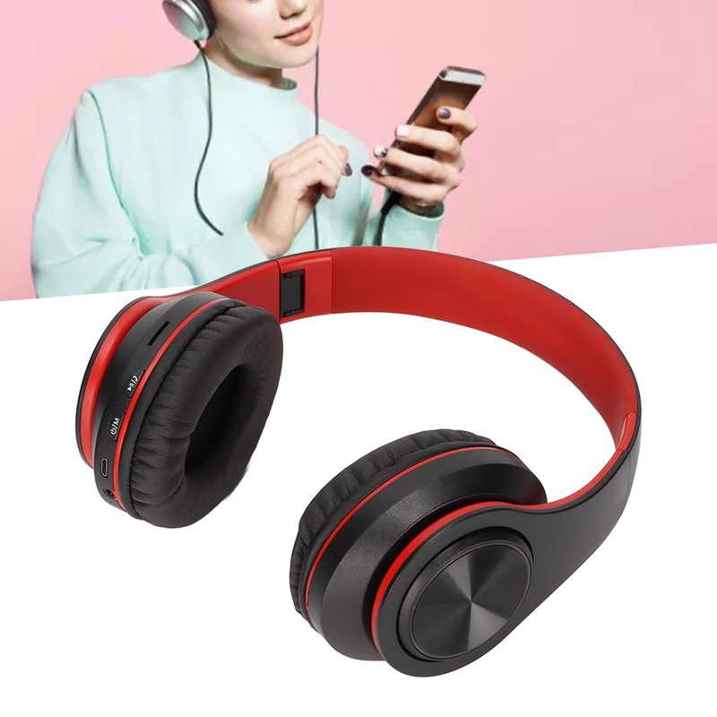 Wireless Headset Stereo Noise Cancelling Foldable Bluetooth Headphone for Cellphone