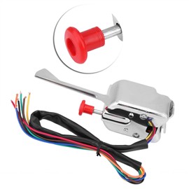 12V Universal Street Hot Rod Turn Switch + Flasher for Ford P021-TS-HL101 for Turn Switch 12