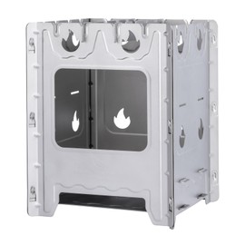 Boundless Voyage Ultralight Titanium Wood Stove Outdoor Camping Backpacking Stove Portable Thickened Charcoal Burner Ti2008C