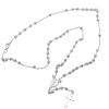 925 Solid Pure Sterling Silver Rosary Cross Virgin Mary Prayer