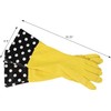 Evriholder Glam-Gloves Reusable Latex Dishwashing Gloves for Kitchen or Cleaning,