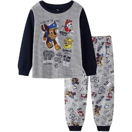 Sunkids Pajamas, Kids, Boys, Boys, Long Sleeve, Long Sleeve, Autumn, Winter, 90, 100, 110, 120, 130, Cotton, Cute, Soft, Comfortable, Comfortable, grey 5, 120