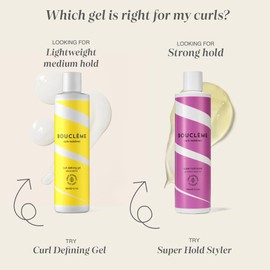 Bouclème - Super Hold Styler - Curl Enhancing Hair Styling Gel - 99% Naturally Derived Ingredients and Vegan - 300ml