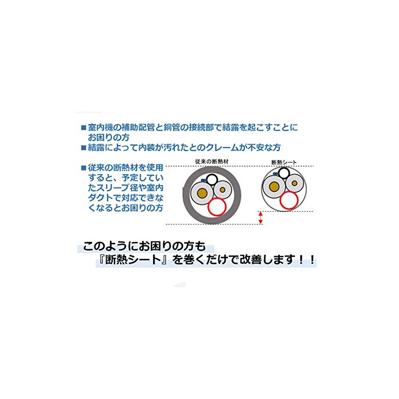 Fuso Kasei DS-2L Insulation Sheet, 6.6 ft (2 m), White