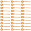 30pcs Mini Handmade Wooden Spoon Small Wood Children Spoons Ice-Cream