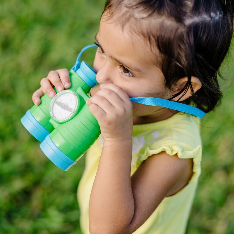 Melissa & Doug Let's Explore binoculars and compass set toy,