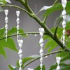 12 Pack 12 Inches Silver Wind Twisting Rods with Reflective