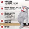 FORTEM FORTEM Cut Resistant Gloves, 4x, Level 5 Protection Cutting