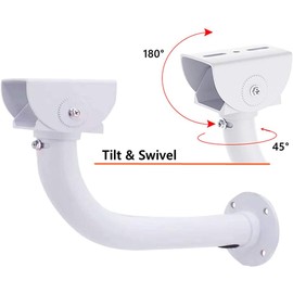 Coolotic J Bracket CCTV Security Camera Housing Hardware Wall Mount Universal Indoor Outdoor CCTV Housing Mount