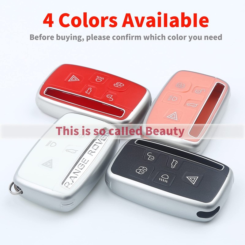 LCXWZNDY for Land Rover Key Fob Case Cover, Compatible with