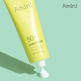 Amini 아미니 데일리 저자극 수분 선크림 50ml(SPF50+) 2개 Amini Daily Low-Irritation Moisturizing Sunscreen 50ml (SPF50+) 2 pieces