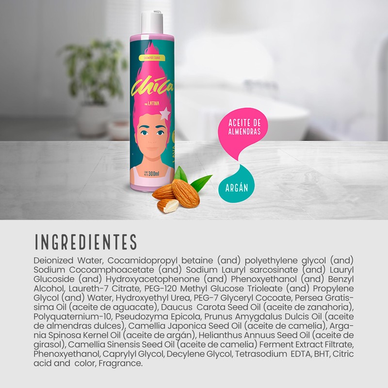 LATINA® | Shampoo - CHICA® | Shampoo Sin Sulfatos y