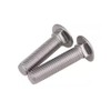 SYDARSYN Carriage Bolts Full Thread Round-Head Screws with Square Neck