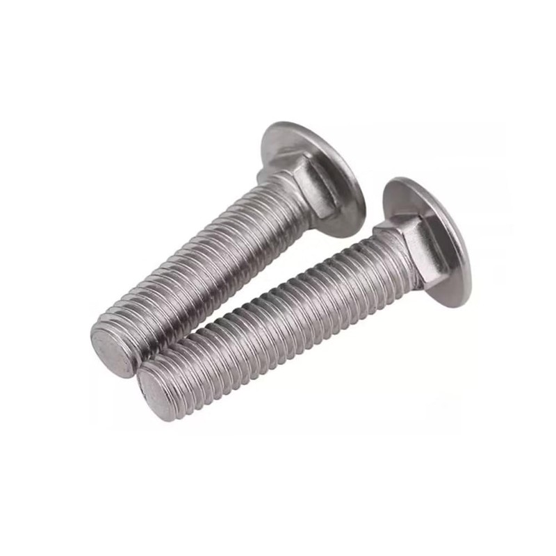 SYDARSYN Carriage Bolts Full Thread Round-Head Screws with Square Neck