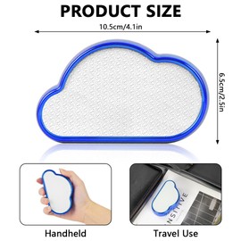 OSDUE 2in1 Nano-Glass Foot File and Callus Remover, Foot File and Callus Remover, Nano Glass Callus Remover, Comfortable, Gentle Hard Skin and Callus Removal, Foot Painless Dry and Wet Use-Clouds