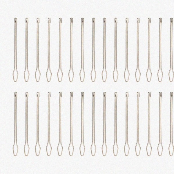 Clovera 30pc Rust-Free Drawstring Needle Threaders - Elastic Sewing &