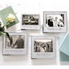 Mariposa "He Asked. She said Yes" Frame, Silver, 4" x