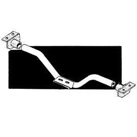COUNTERPART AUTOMOTIVE 1954 1955 1956 1957 CHEVY GMC TRUCK TRANSMISSION CROSSMEMBER KIT 47-5025