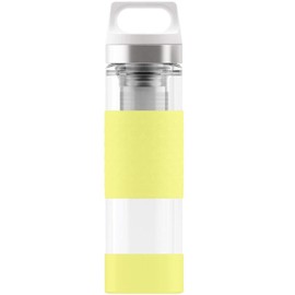 Sigg 0Hot and Cold 8788.50 Thermal Flask 4 Litres 7.1 cm Stainless Steel / Yellow Glass