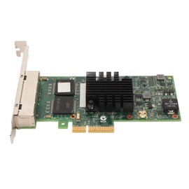 PCIe Network Card 10 100 1000Mbps 4 RJ45 Ports 5.0GT/S Interface Speed LAN NIC Card for Server Transmission