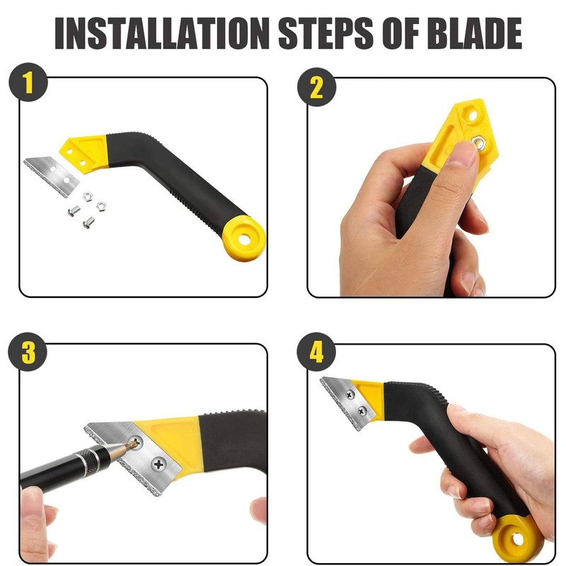 HKDHF Grout Removal Tool System, Grout Hand Saw with 3